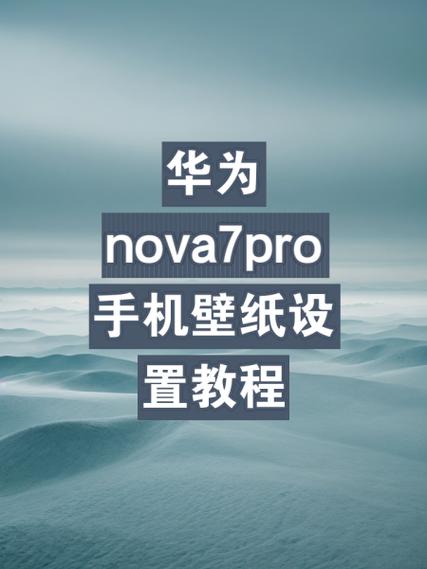 华为nova7pro怎么设置自己的壁纸