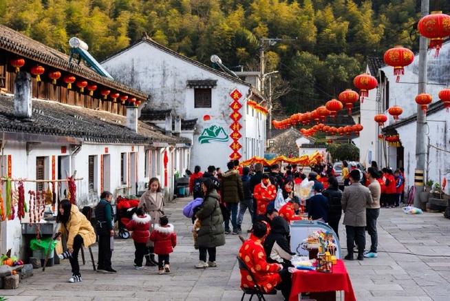 宁波余姚鹿亭乡中村旅游