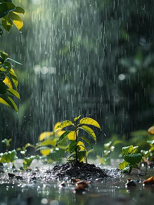 春雨的视频素材