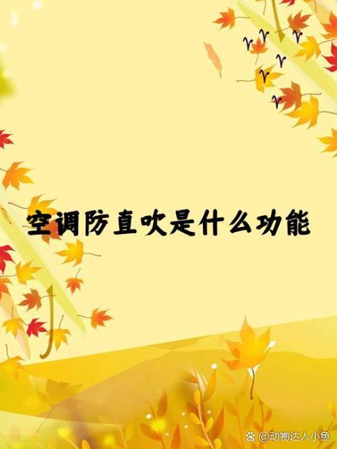 空调一键防直吹是什么意思