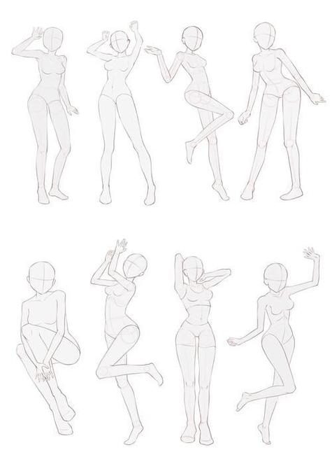 动漫人物动作素材