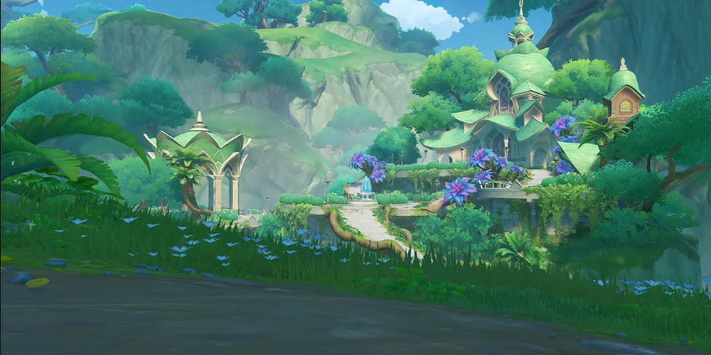 原神森林书所有的风景画位置