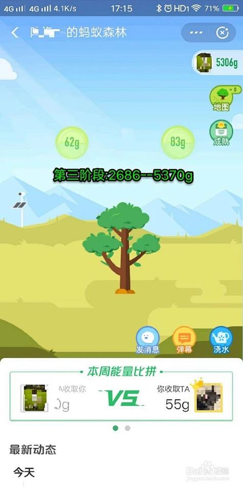 蚂蚁森林树的六个阶段