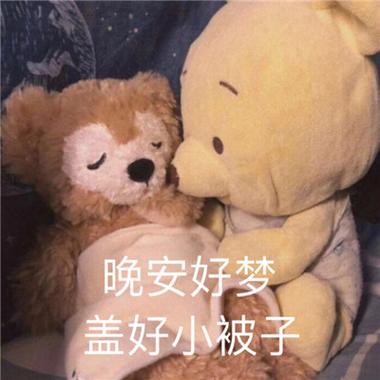 情侣晚安表情包