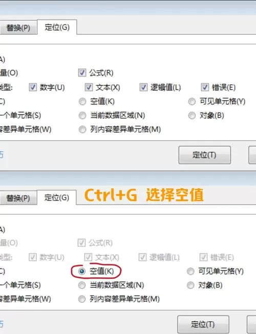 如何给表格空白的地方填0